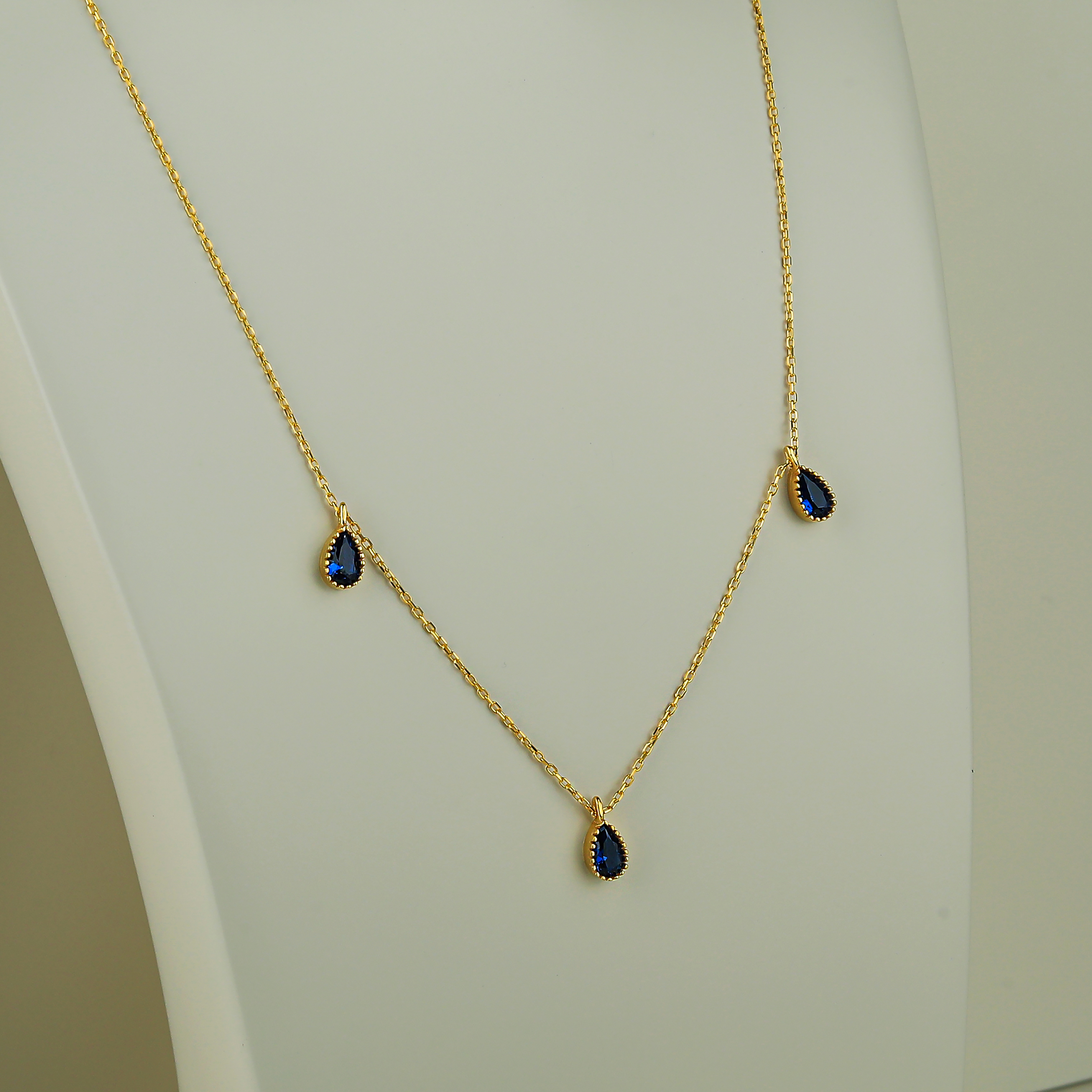 21 karat gold choker, made in Turkey - (H-0708)